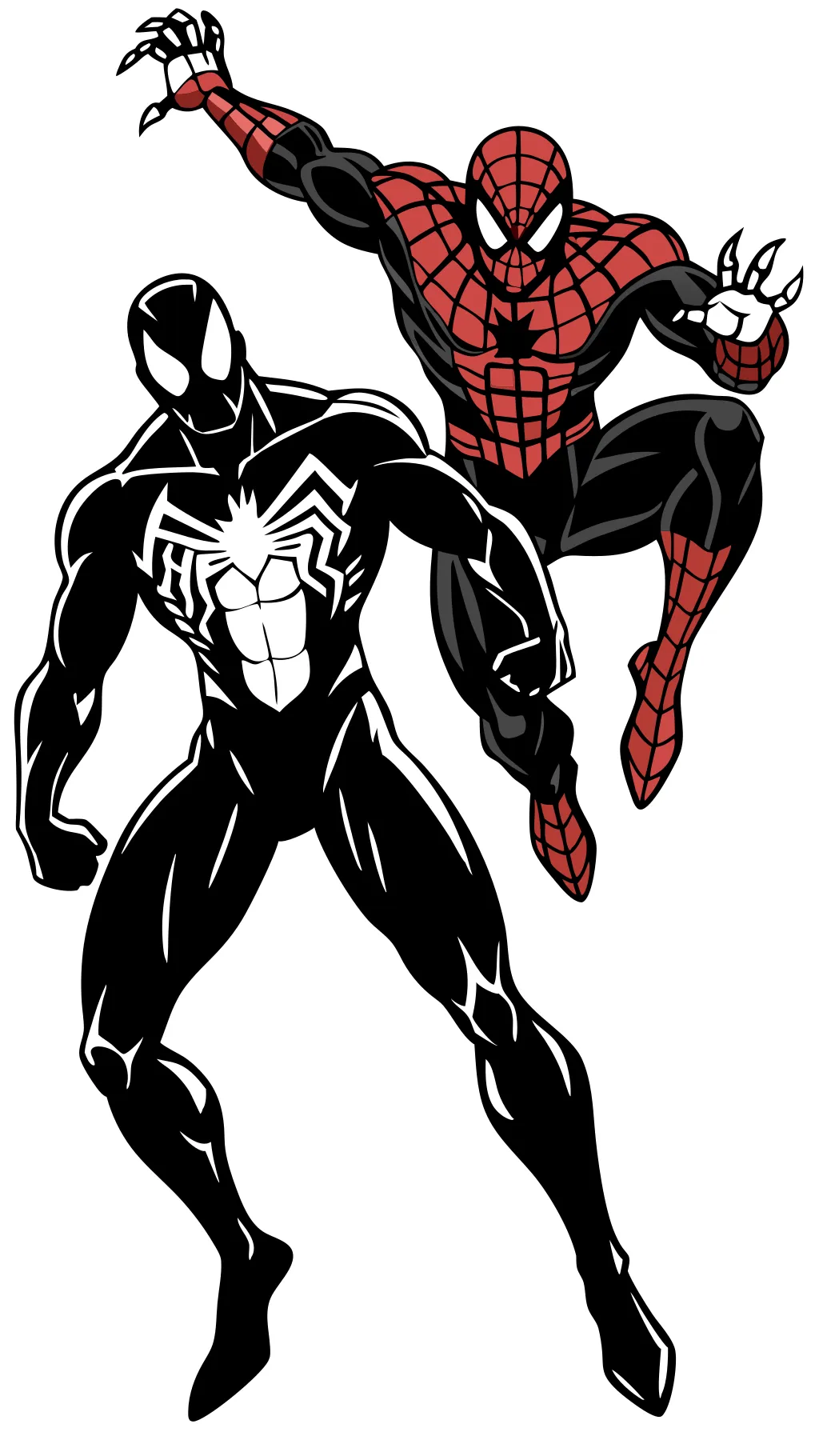 coloriage de Venom Spiderman